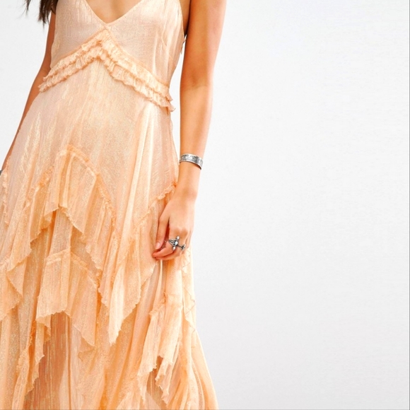 Free People Dresses & Skirts - Free People Midnight Rendezvous Maxi Dress